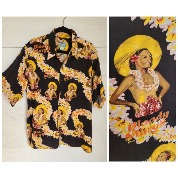 reyn spooner Shirts Vintage 9s Reyn Spooner Bloody Marys Bora Bora